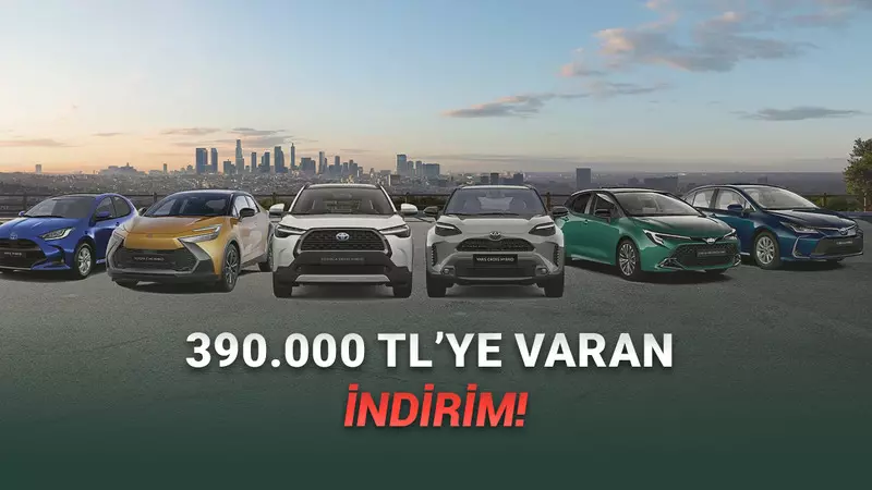 Ekim 2025 Toyota kampanyası mest etti: Hem indirim hem kredi fırsatı!